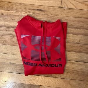 Under armour red hoodie